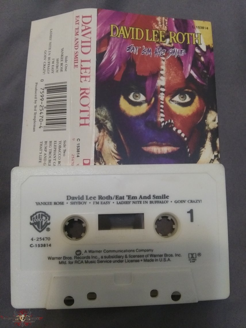 David lee roth- eat em and smile tape