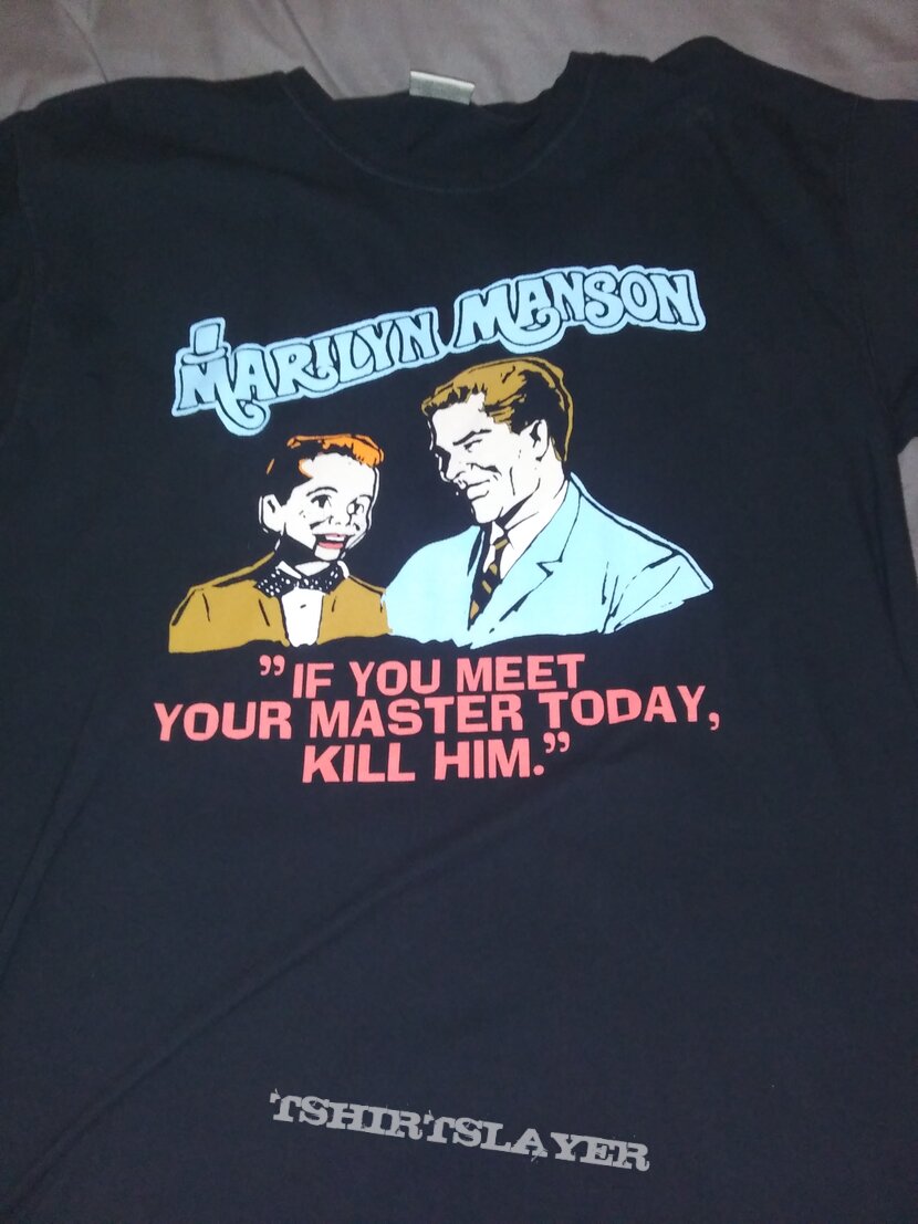 Marilyn Manson kill your master shirt