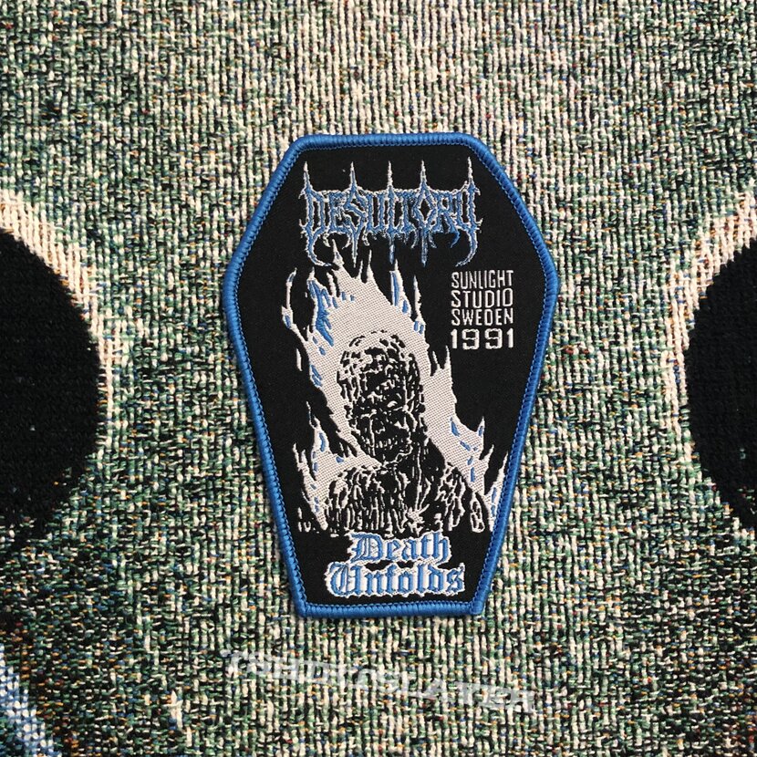 Desultory- Death Unfolds Woven Patch