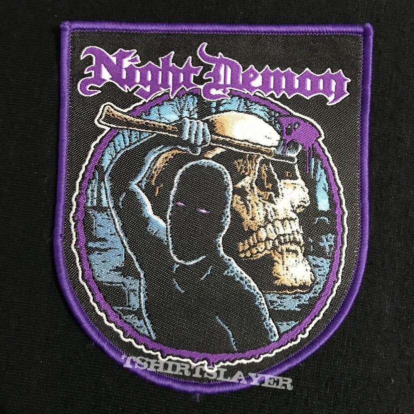 Night Demon Curse Of The Damned Official Woven Patch