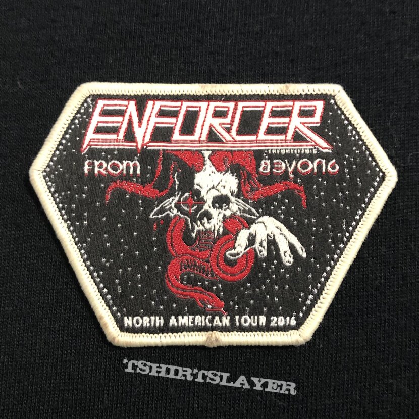 Enforcer - From Beyond North America Tour 2016 Official Woven Patch