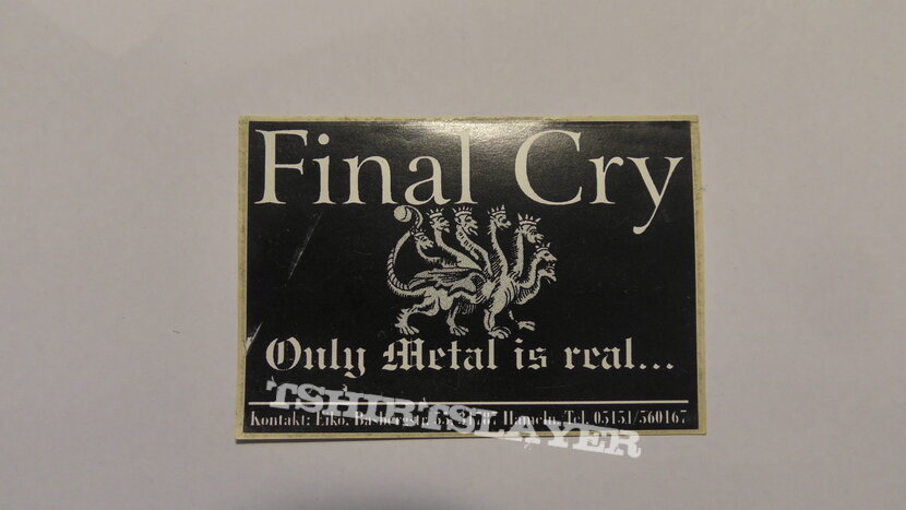 Final Cry - Sticker