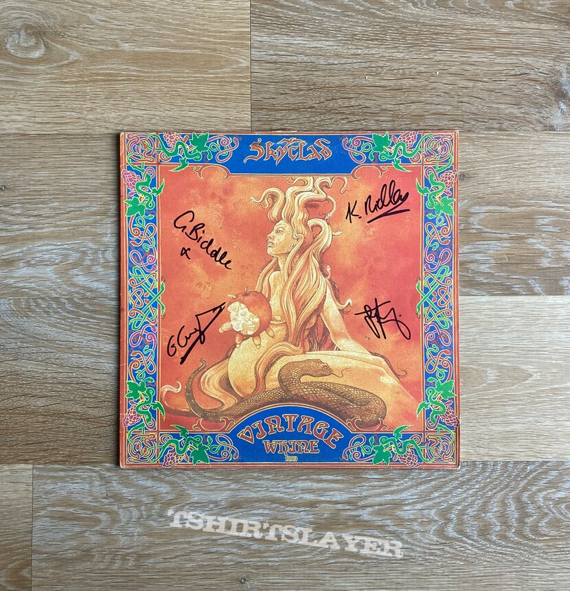 Skyclad - &#039;Vintage Whine&#039; vinyl LP - SIGNED BY 4