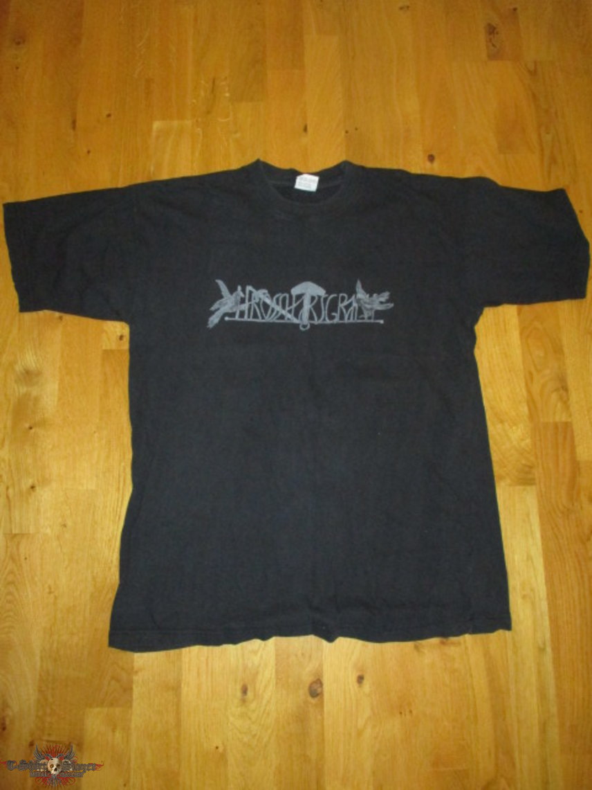 Hrossharsgrani &#039;Schattenkrieger&#039; black shirt, with back-print