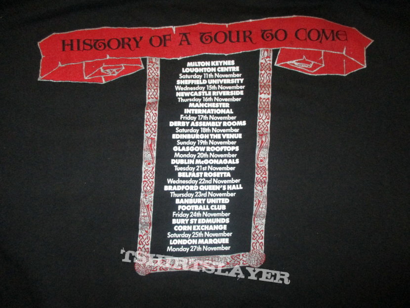 Sabbat (UK) Sabbat - &#039;History Of A Tour To Come&#039; t-shirt