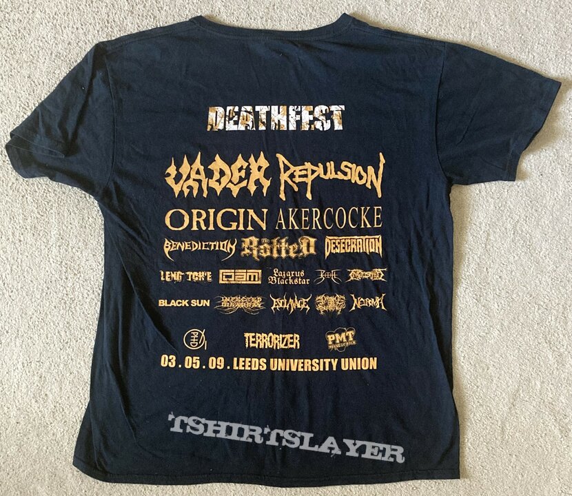 Vader Deathfest 2009 official shirt