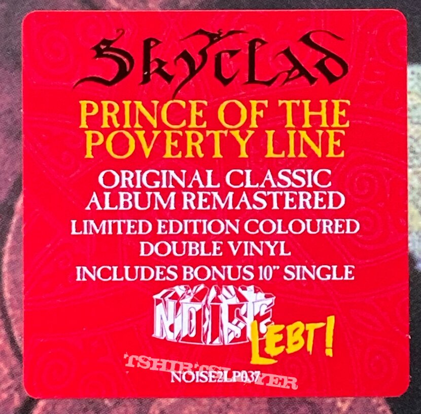 Skyclad - &#039;Prince Of The Poverty Line&quot; vinyl reissue