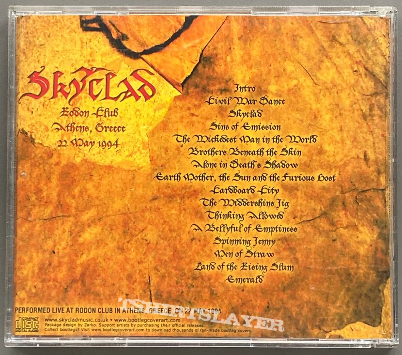 Skyclad - &#039;Rodon Club, Athens, 22 May 1994&#039; unofficial CD