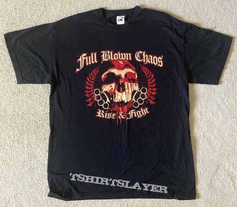 Full Blown Chaos - &#039;Rise &amp; Fight&#039; official shirt