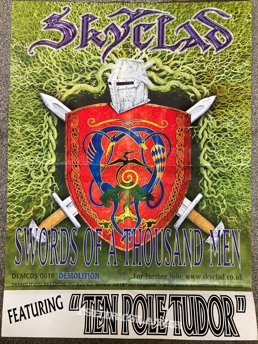 Skyclad - &#039;Swords of a Thousand Men&#039; promo poster