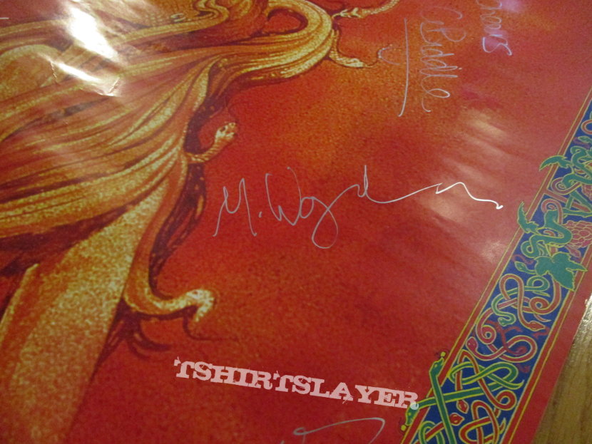 Skyclad - fully signed &#039;Vintage Whine&#039; poster