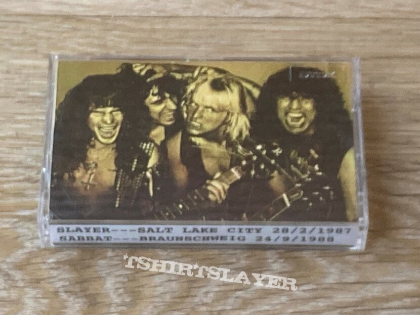 Sabbat (UK) / Slayer - unofficial split live tape 1987/88