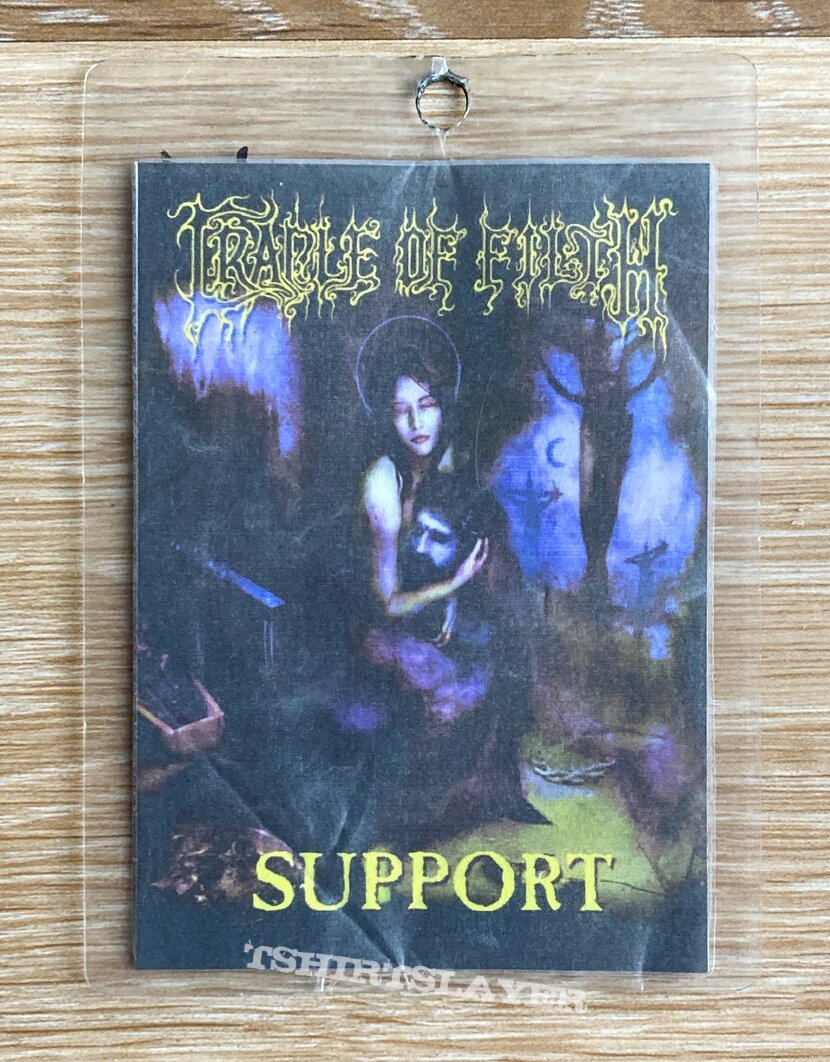 Cradle Of Filth / Sabbat - &#039;Winter Tour 2006&#039; laminate used by Sabbat