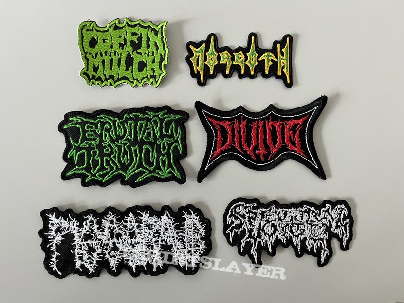 Coffin Mulch Logo Patches 