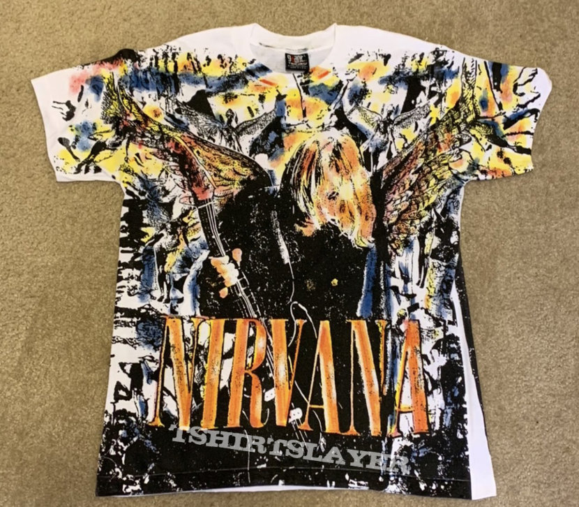 Nirvana In Utero All over Print T shirt