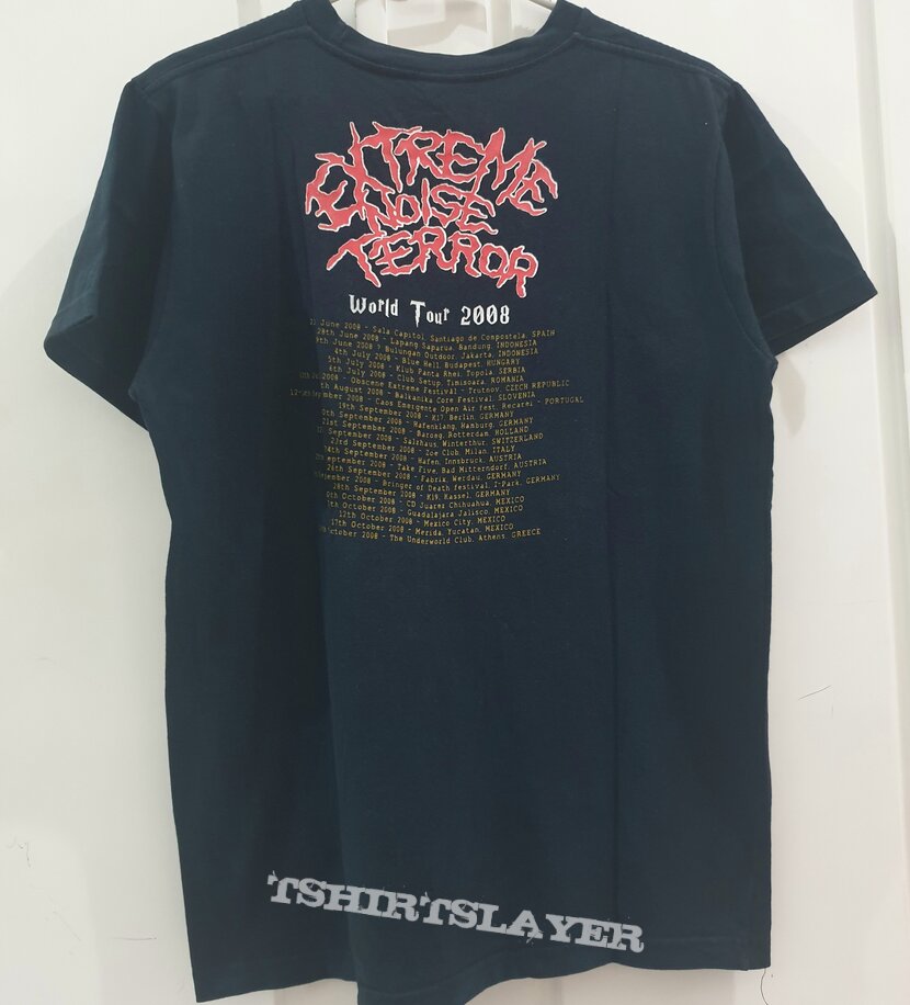 EXTREME NOISE TERROR - World Tour 2008 shirt