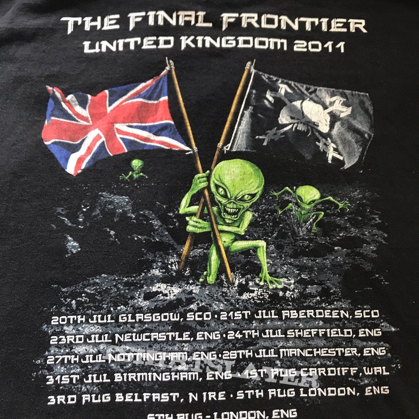 Iron Maiden 2011 UK Tour Shirt