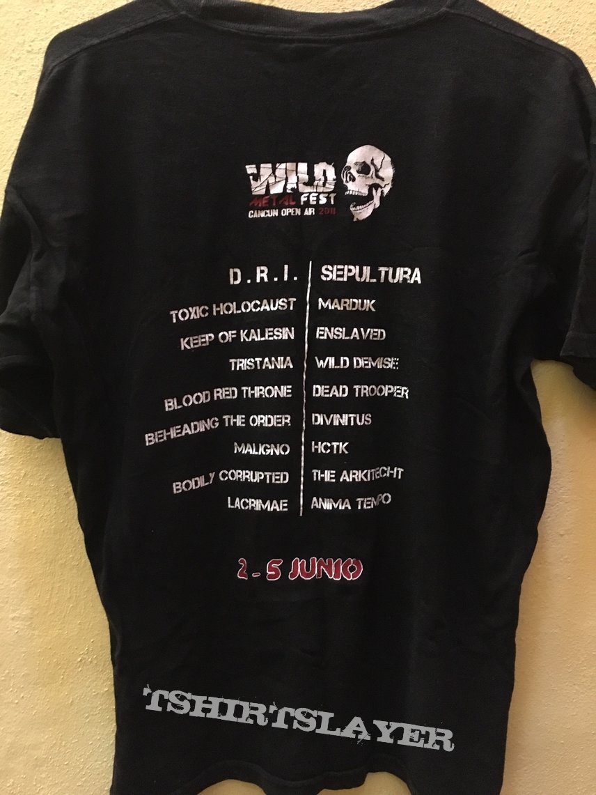 Various Artists Wild Metal Fest Cancun Open Air 2011 Shirt