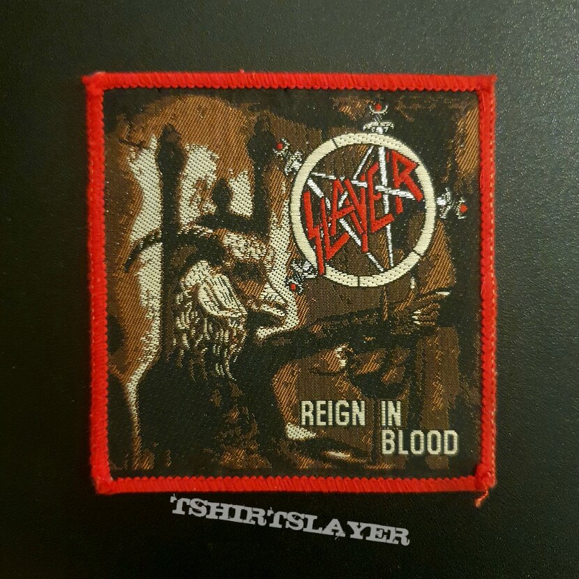 Slayer - Reign In Blood 1986 - Woven Patch