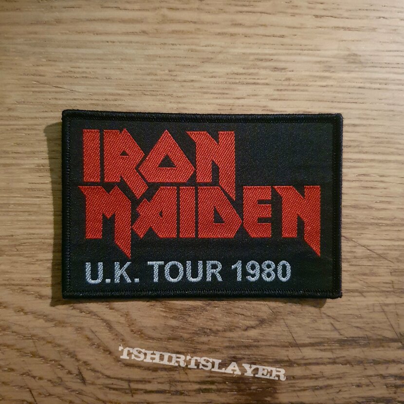 Iron Maiden - UK Tour 1980 - Bootleg/Reprint Woven Patch