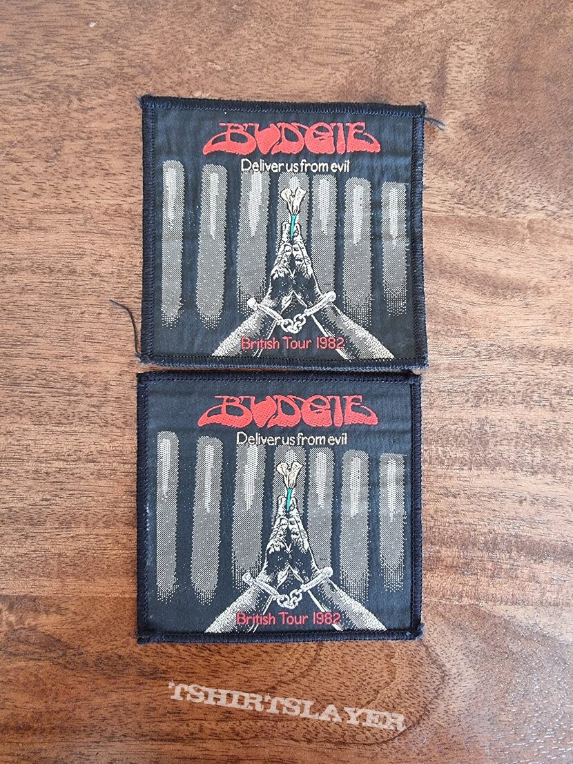 Budgie Deliver us From Evil tour patch