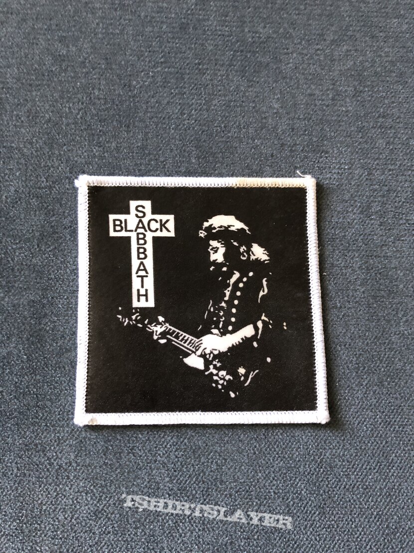 Black Sabbath white border Iommi patch