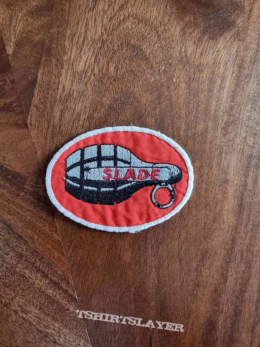 Slade Grenade shaped logo patch