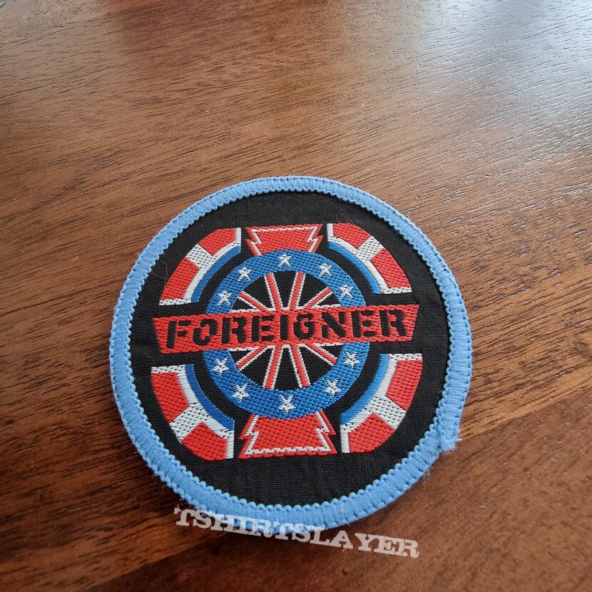Foreigner circular logo patch