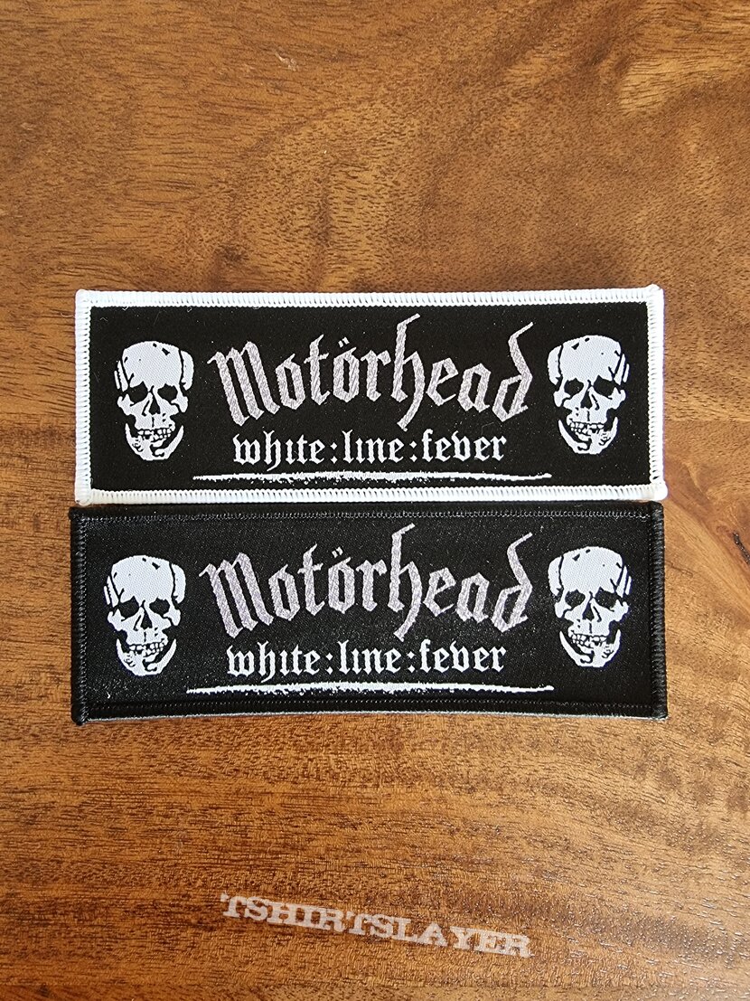 Motörhead White Line Fever patches