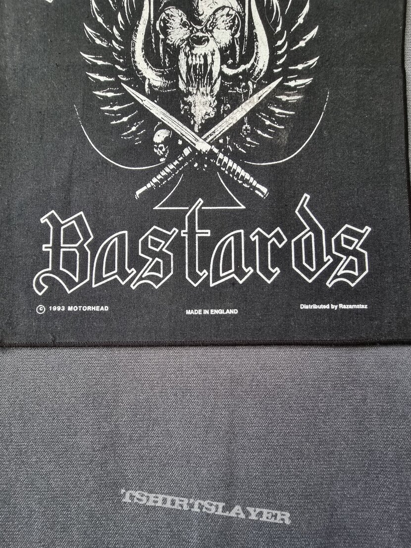 Motörhead Bastards back patch