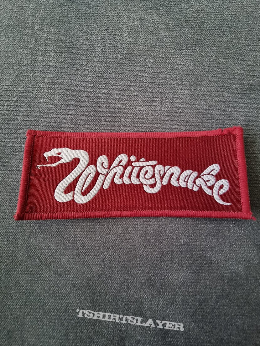 Whitesnake logo patch