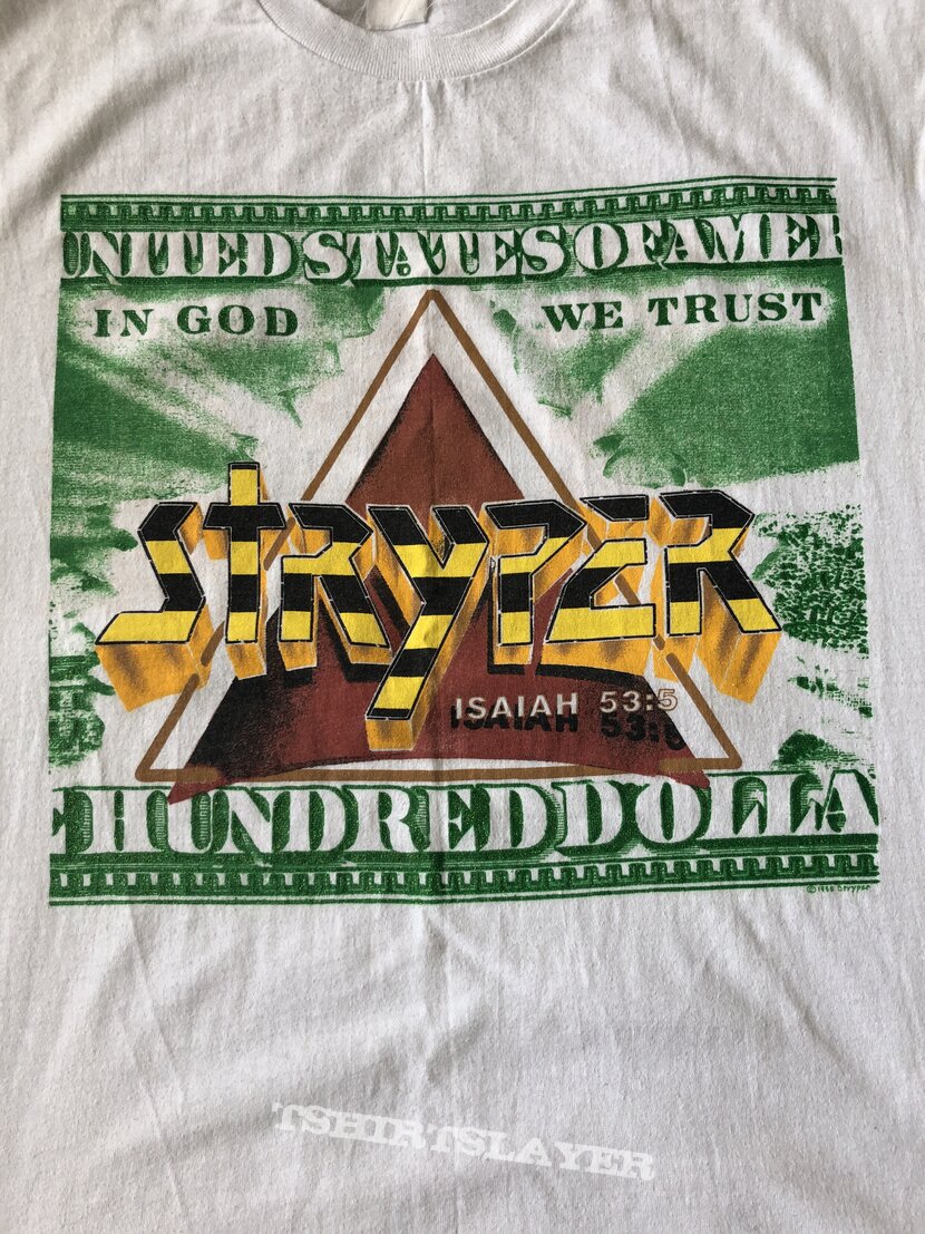 Stryper In God We Trust tour shirt