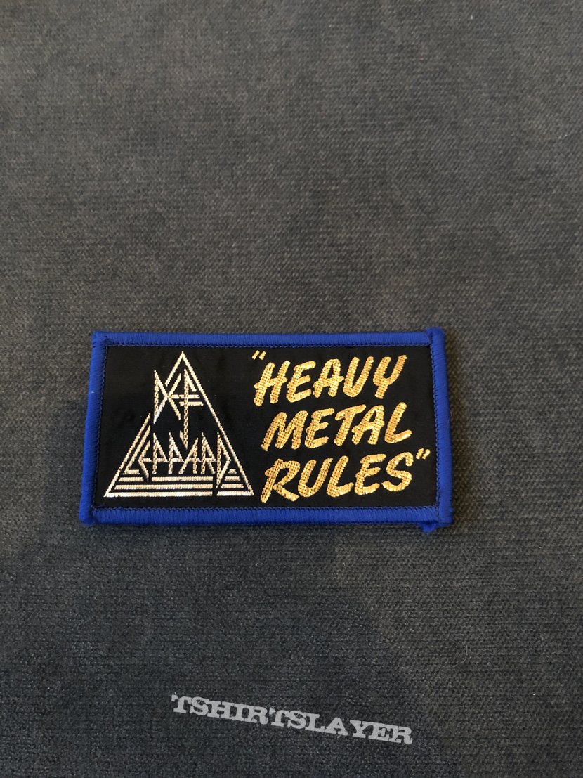 Def Leppard - Heavy Metal Rules patch