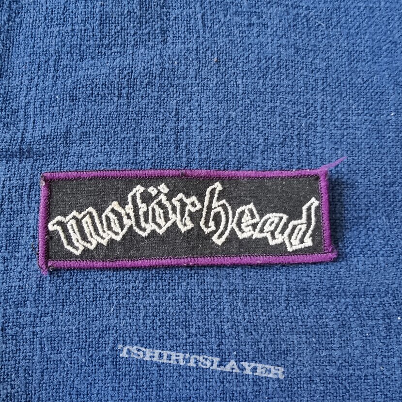 Motörhead embroidered logo patch 