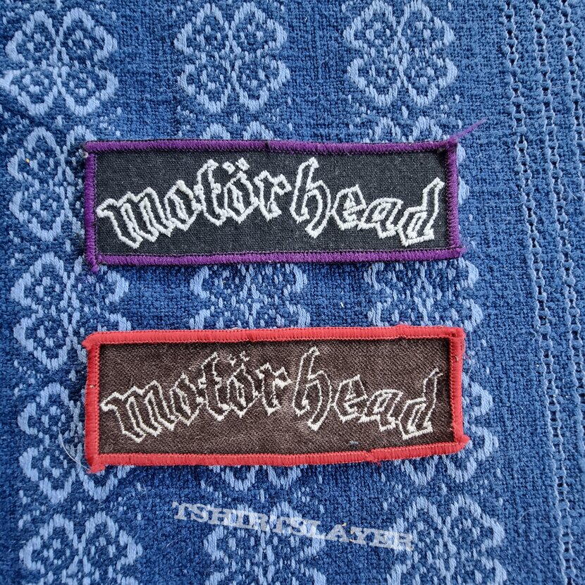 Motörhead embroidered logo patch 