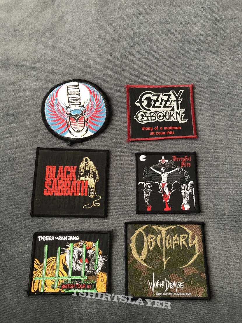 Black Sabbath rock and metal patches for you? 