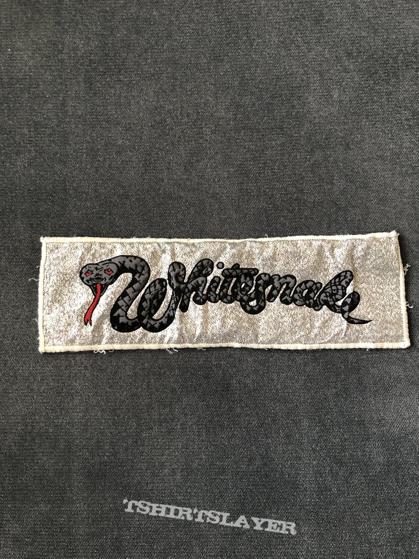 Whitesnake serpent logo super strip patch