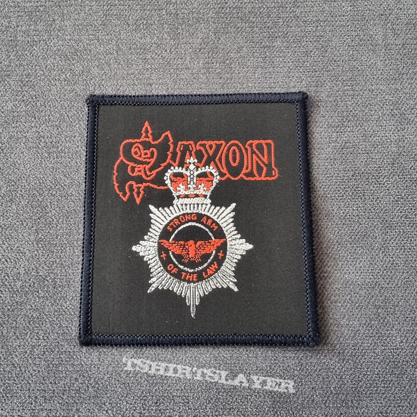 Saxon Strong Arm of the Law patch