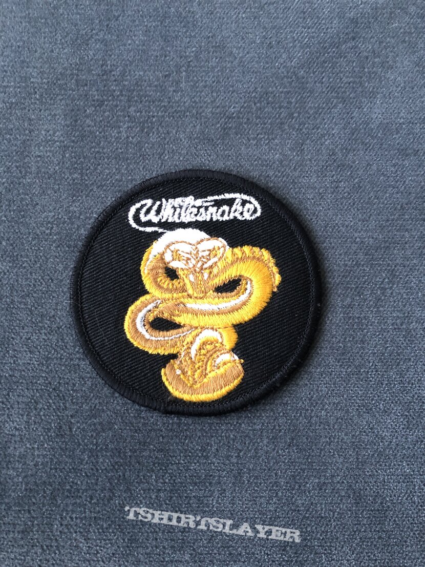 Whitesnake Trouble circle patch set