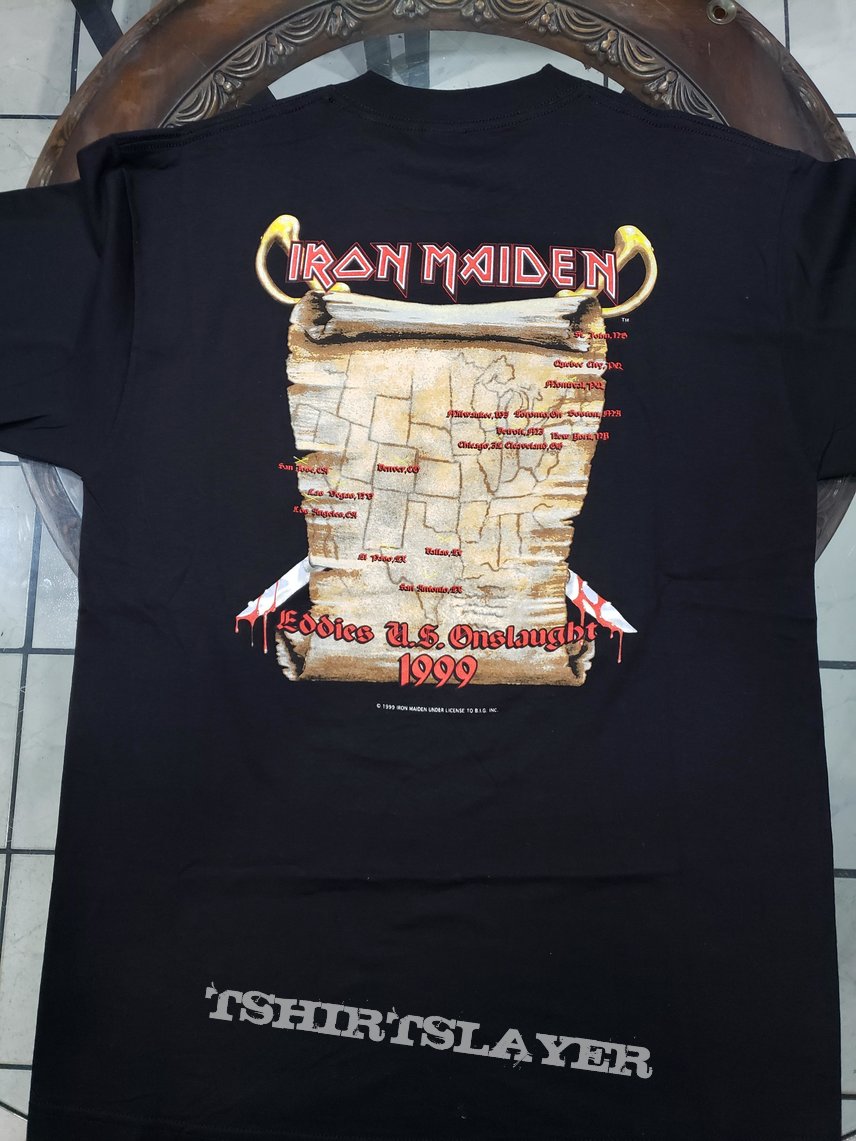Iron Maiden Eddie&#039;s US onslaught tour 1999
