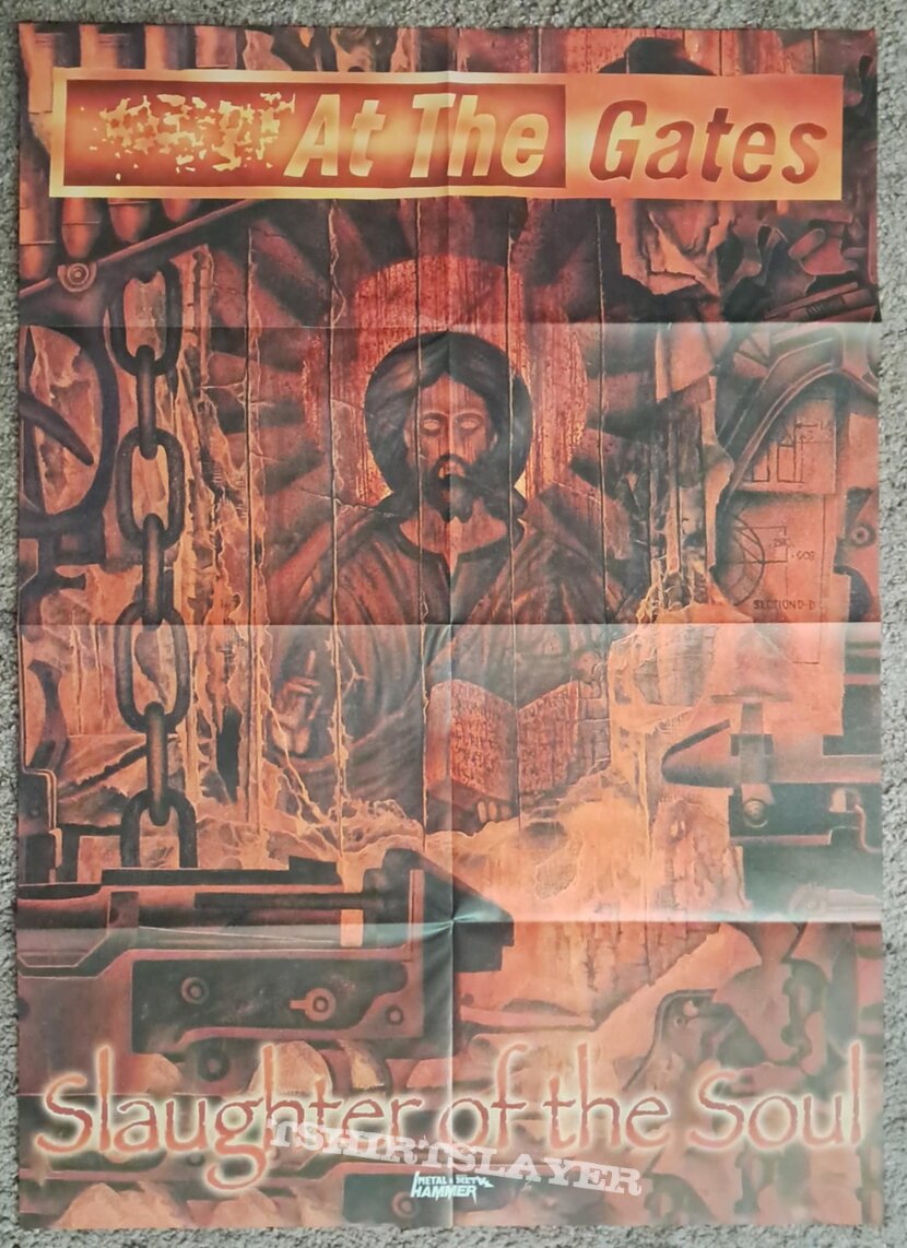 Slayer Hell Awaits At The Gates Slaughter Of The Soul - 2025 Official Metal Hammer Magazine Poster Slayer Hell Awaits At The Gates Slaughter Of The Soul - 2025 Official Metal Hammer Magazine Poster