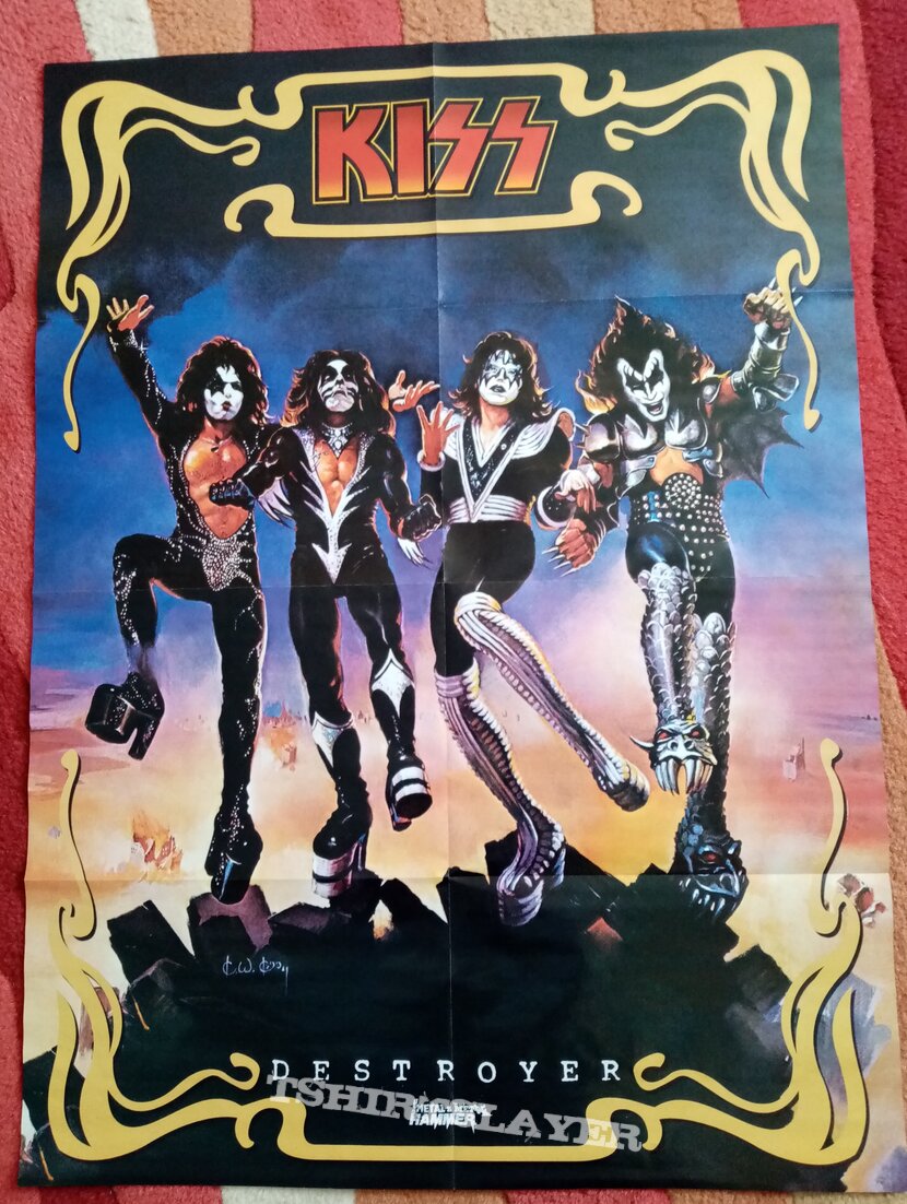 Black Sabbath &amp; Kiss - 2023 Official Metal Hammer Magazine Poster