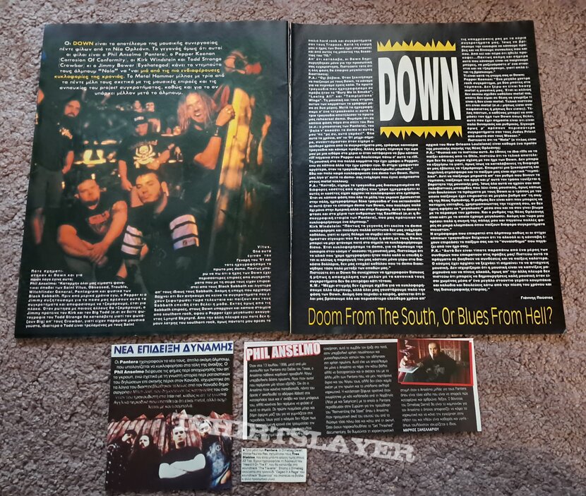 Pantera Anselmo Dimebag Vinnie Damageplan - Pages, Cuttings &amp; Clippings