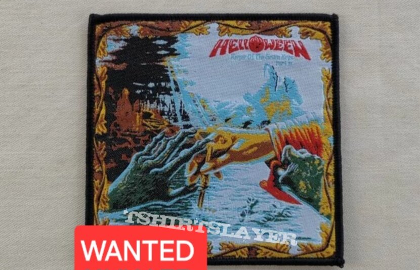 Helloween & Gamma Ray Patches WANTED Helloween & Gamma Ray Patches WANTED