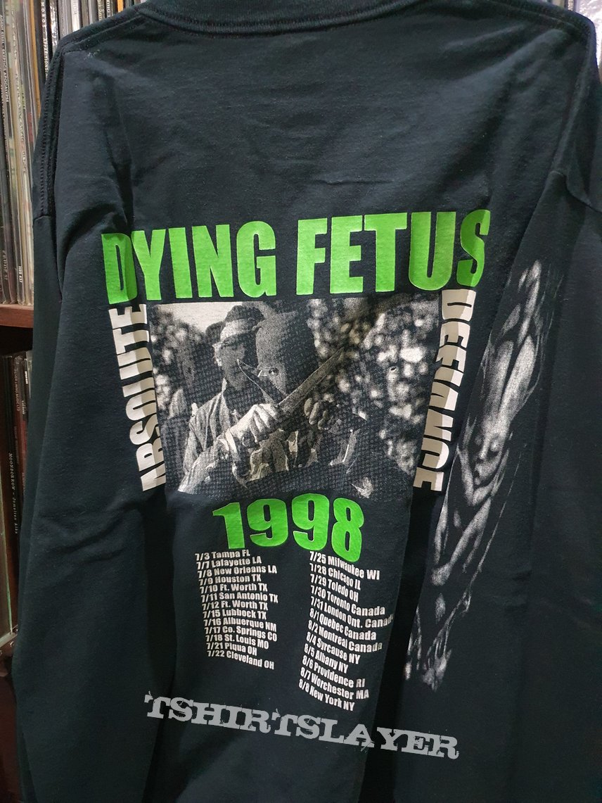 long sleeve Dying Fetus Absolute Defiance Tour 1998