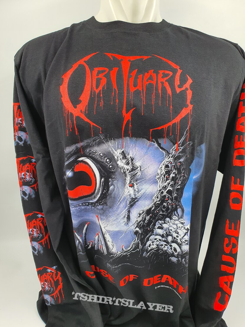 OBITUARY  Cause Of Death long sleeve