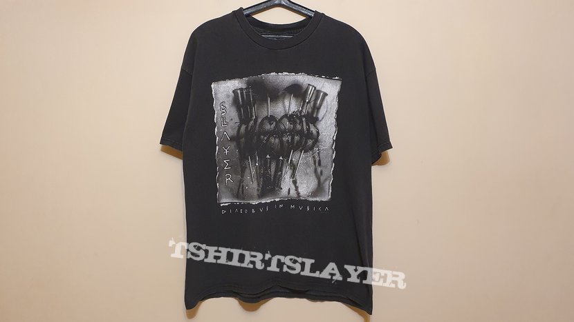 1998 Slayer Diabolus in Musica Sewn Mouth Shirt 