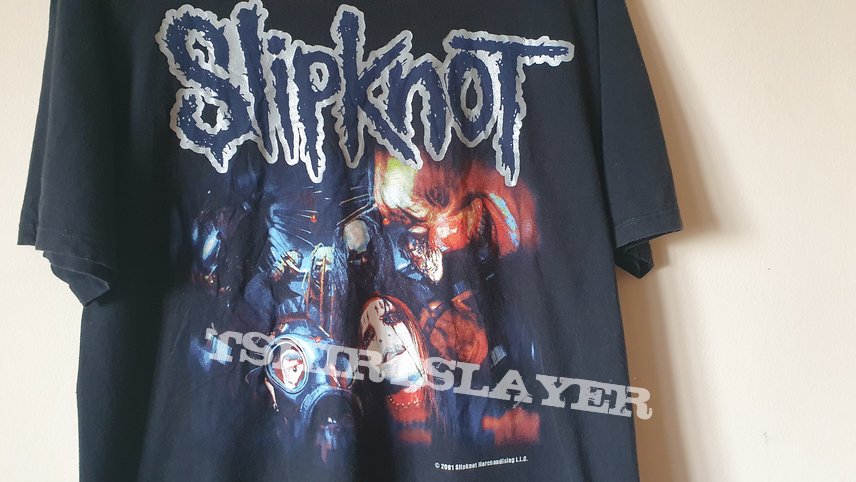 Vintage 2001 Slipknot tee | TShirtSlayer TShirt and BattleJacket