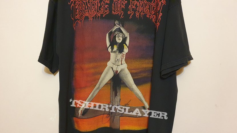 1997 Cradle of filth desire me like a satan Signed by Dani