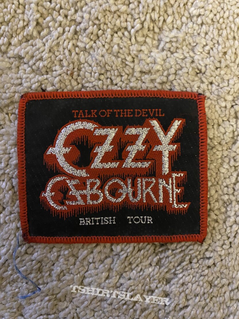 Ozzy Osbourne Talk of the Devil British Tour